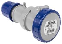 3181643 Scame IP66, IP67 Blue Cable Mount 2P + E Industrial Power Socket, Rated At 16A, 230 V