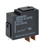 g9ta-u1ap-dc12 Omron PCB Mount Power Relay, 12V dc Coil, 60A Switching Current, SPST