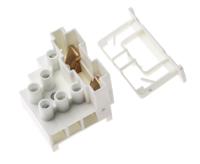 cmftb3 CAMDENBOSS Fused Terminal Block, 3-Way, 20A, 4 mm² Wire, Screw Down Termination