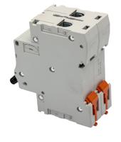 p1mb2pd02 Lovato ModuLo P1MB MCB, 2P, 2A Curve D, 230V AC, 80V DC, 10 kA Breaking Capacity