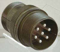 nms3101b16s-1p JAE, Copper Alloy 7 Way Cable Mount MIL Spec Circular Connector Receptacle, Pin Contacts,Shell Size 16S