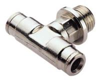 102670828 Norgren, Push In 8 mm to Push In 8 mm, Threaded-to-Tube Connection Style