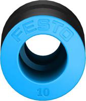 qs-10-8 Festo QS Series Reducer Nipple, Push In 10 mm to Push In 8 mm, Tube-to-Tube Connection Style, 153039
