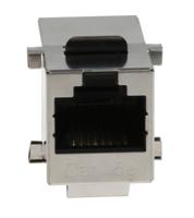 mh3101s-cat5e MH Connectors MH3101 Series Single-Port RJ45 Coupler, Cat5e, STP