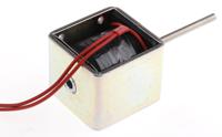 8m15-02-62-24-vcc-100 Mecalectro Linear Solenoid, 24 V dc, 1 → 15N, 50.8 x 49 x 41.3