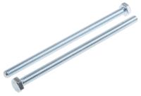 917-2905 RS PRO Bright Zinc Plated Steel, Hex Bolt, M8 x 150mm