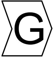 901-10419 HellermannTyton Helagrip Slide On Cable Markers, Black on White, Pre-printed "G", 2 → 5mm Cable,