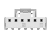 1-2232979-6 TE Connectivity, 1-2232979 Plug Connector Housing, 2mm Pitch, 6 Way, 1 Row Vertical