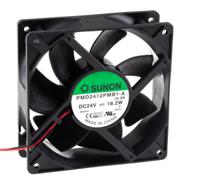 pmd2412pmb1-a2gn Sunon PMD Series Axial Fan, 24 V dc, DC Operation, 323m³/h, 18.2W, 760mA Max, 120 x 120 x 38mm