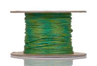 6714-gy005 Alpha Wire Ecogen Ecowire Series Green/Yellow 0.52 mm² Hook Up Wire, 20 AWG, 10/0.25 mm, 30m, MPPE Insulation, 6714