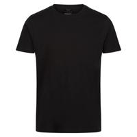 trs225-80060 Regatta Professional Black 100% Cotton Short Sleeve T-Shirt, UK- M