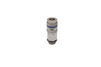 325-473 RS PRO Brass, Steel Female Pneumatic Quick Connect Coupling, M18 Male Threaded