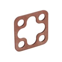 730843002-gsa-200-4-nbr-light-brown Hirschmann Brown Flat Gasket for use with GSA series rectangular connector