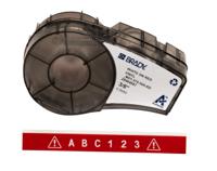 m21-375-595-rd Brady B-595 White on White on Red Label Printer Tape, 6.4 m Length, 9.53 mm Width