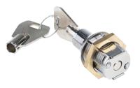 4361-1400ba Euro-Locks a Lowe & Fletcher group Company Tumbler Lock, 22.5mm Panel-to-Tongue, 24.2 x 20mm Cutout, Key Unlock