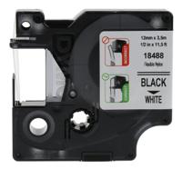 sd18488 Dymo Black on White Label Printer Tape, 3.5 m Length, 12 mm Width
