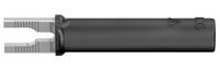 230480-21 Staubli Insulated Crimp Spade Connector, Black