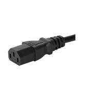 60040114 Schurter Right Angle IEC C13 Socket to Right Angle CEE 7/7 Plug Power Cord, 2m