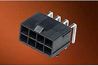 50-36-2462 Molex Mini-Fit Jr Series Right Angle Through Hole PCB Header, 6 Contact(s), 4.2 mm Pitch, 2 Row, Shrouded