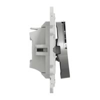 s530266 Schneider Electric Grey Push Button Light Switch, 1 Gang, Odace