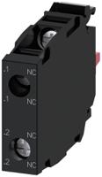 3su1400-1aa10-1pa0 Siemens SIRIUS ACT 3SU14 Series Contact Block, 500V ac/dc, 2NC