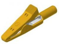973584103 Hirschmann Test & Measurement Crocodile Clip 2 mm Crocodile Clip Connection, Bronze Contact, 8A, Yellow