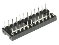 w305243trc Winslow 2.54mm Pitch Vertical 24 Way, Through Hole Turned Pin Open Frame IC Dip Socket, 5A