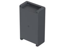 00166334 Bopla Bocube Alu Series Graphite Grey Aluminium General Purpose Enclosure, IP66, IP68, IP69, IK09, Graphite Grey Lid,