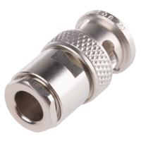 r141012000w Radiall, Plug Cable Mount BNC Connector, 50Ω, Clamp Termination, Straight Body