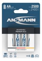 5035442 Ansmann MaxE AA NiMH Rechargeable AA Batteries, 2.5Ah, 1.2V - Pack of 4