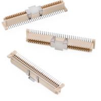 658105303064 Wurth Elektronik WR-BTB Series Vertical PCB Socket, 64-Contact, 1-Row, 1mm Pitch
