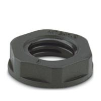 1411213 Phoenix Contact Black Polyamide Cable Gland Locknut, M12mm Thread