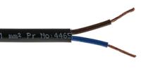 775-6090 RS PRO 3182Y 1 mm² 2 Core Power Cable, H05VV-F, Black PVC, 100m