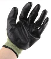 80813100 Ansell ActivArmr Green Kevlar Work Gloves, Size 10, Neoprene Coating