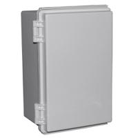 chdx8-327 CAMDENBOSS X8 Series Grey ABS General Purpose Enclosure, IP67, IK08, Grey Lid, 300x200x150mm