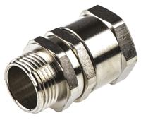 7tca296040r0127-spb20m20b Adaptaflex Swivel, Conduit Fitting, 20mm Nominal Size, M20, Brass, Silver IP54 rating