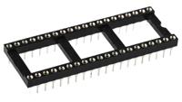 w30540trc Winslow 2.54mm Pitch Vertical 40 Way, Through Hole Turned Pin Open Frame IC Dip Socket, 5A