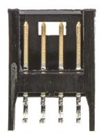 280389-2 TE Connectivity AMPMODU MOD II Series Right Angle Through Hole PCB Header, 8 Contact(s), 2.54 mm Pitch, 2 Row, Shrouded