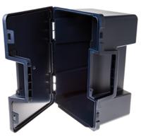 136761 Raaco Plastic Equipment case, 170 x 370 x 275mm