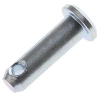 838-912 RS PRO 15.8mm Bright Zinc Plated Steel Clevis Pin, 4.76mm Diameter