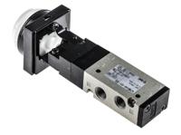 vzm550-01-33 SMC Push Button 5/2 Pneumatic Manual Control Valve VZM500 Series, Rc 1/8, 1/8in, III B