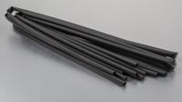 398-183 RS PRO Heat Shrink Tubing, Black 6.4mm Sleeve Dia. x 1.2m Length 2:1 Ratio