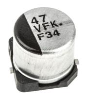 eeefk1v470p Panasonic 47μF Aluminium Electrolytic Aluminium Electrolytic Capacitor 35V dc, Surface Mount - EEEFK1V470P