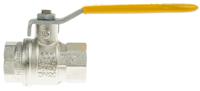 812-5273 RS PRO Nickel Plated Brass Full Bore, 2 Way, Ball Valve, Threaded, BSPT 3/4in, 40bar Operating Pressure