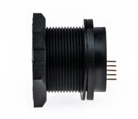 ub-20pmfp-sc8001 Amphenol Industrial Straight, Panel Mount Type B IP68 USB Connector