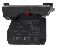 zb5az102 Schneider Electric Harmony XB5 Series Contact Block, 600V, SPST