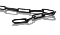 254-9952 RS PRO Black Steel Chain Link, 10m Length