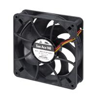 9ra1424p1g001 Sanyo Denki Axial Fan, 24 V dc, dc Operation, 6m³/min, 12.7W, 530mA Max, 140.8 x 140.8 38.5mm