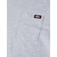 dk0wl450hg01 Dickies Charcoal Cotton Long Sleeve T-Shirt, UK- L, EUR- L