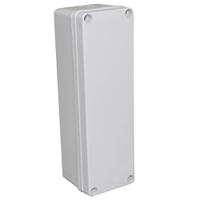 chdx6-328 CAMDENBOSS X6 Series Grey ABS General Purpose Enclosure, IP67, IK08, Grey Lid, 250x80x85mm